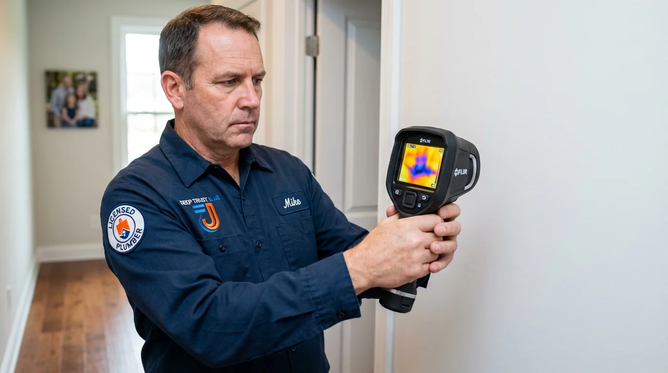 Thermal imaging leak detection by Johns Plumbing LLC in Ash Flat